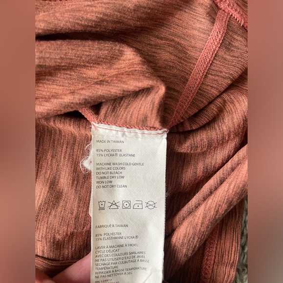 Prana | Vertex Midi Bodycon Midi Dress Light Burnt Orange | Size XS - Picture 4 of 5